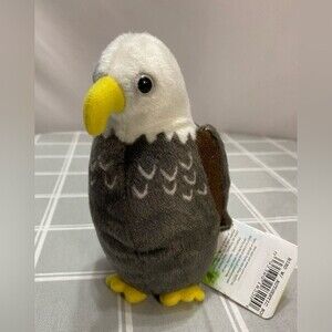 Plush Bald Eagle with Real Audubon Bird Call by Wild Republic